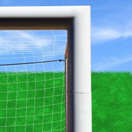 Ворота юниорские 5х2м алюминиевые 76 мм, футбольные (разборные)