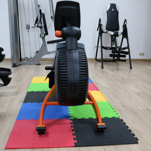 Усиленный черный мат-пазл 48х48 см, 8 мм (High Density)